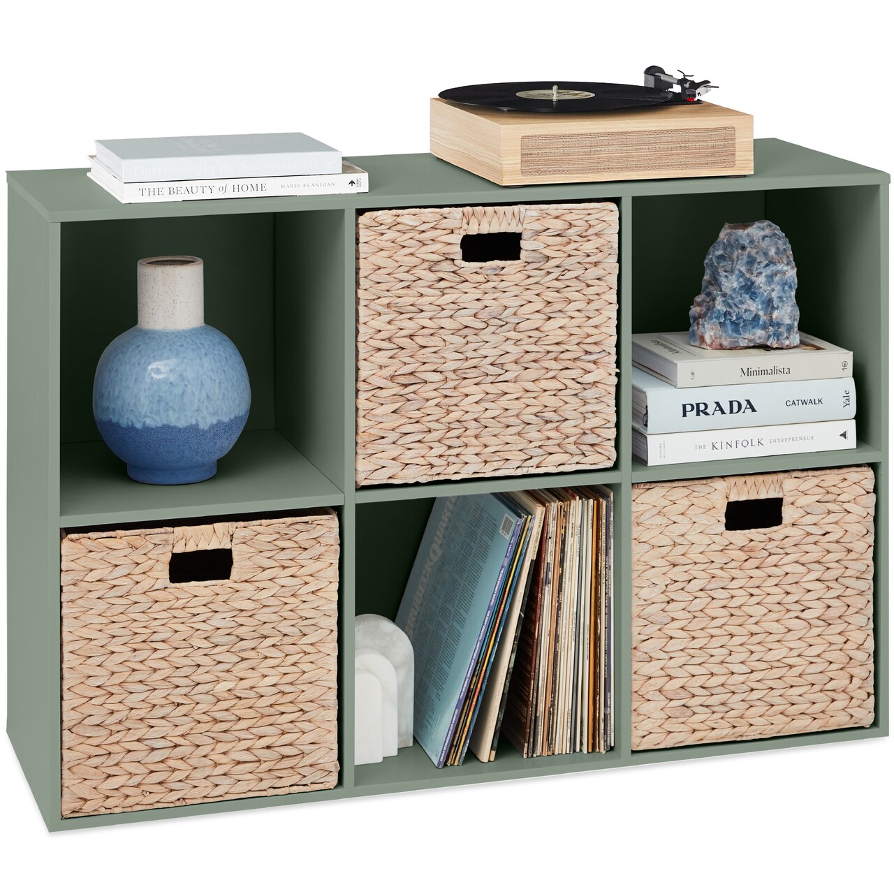 Best Choice Products 6-Cube Bookshelf, 13.5in Display Storage System, Organizer w/ Removable Back Panels